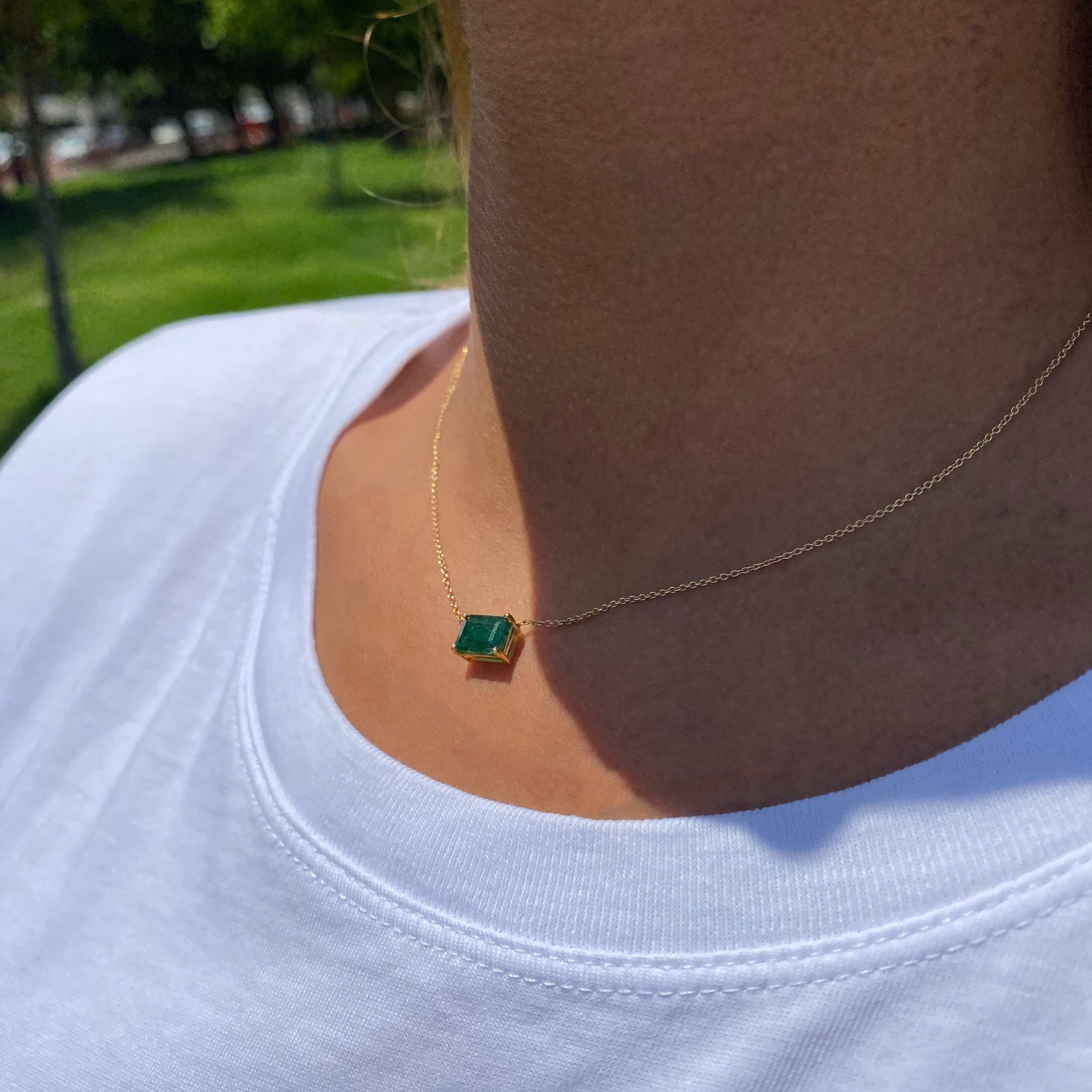 Gala Emerald Necklace