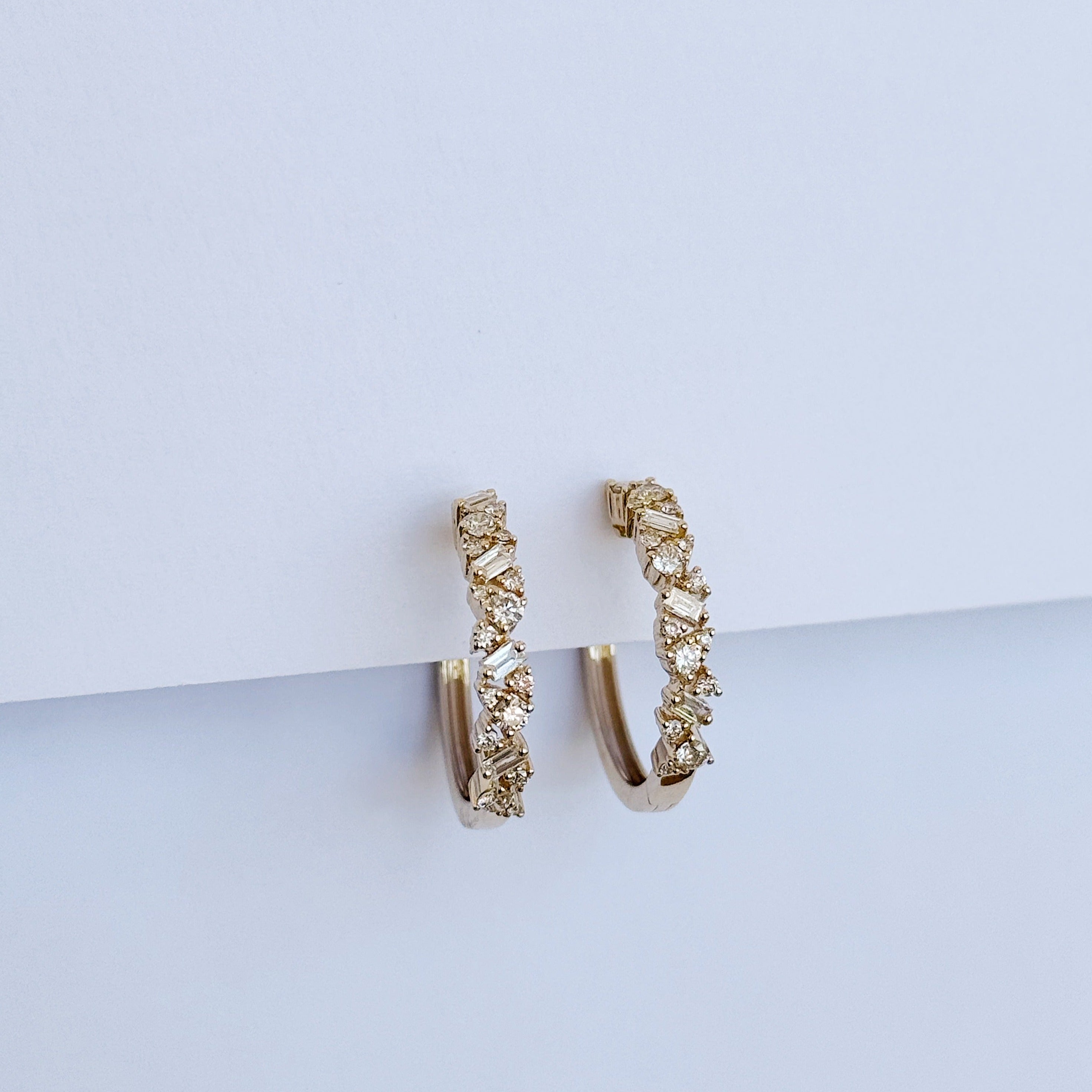 Fergie Multi Shape Diamond Hoops