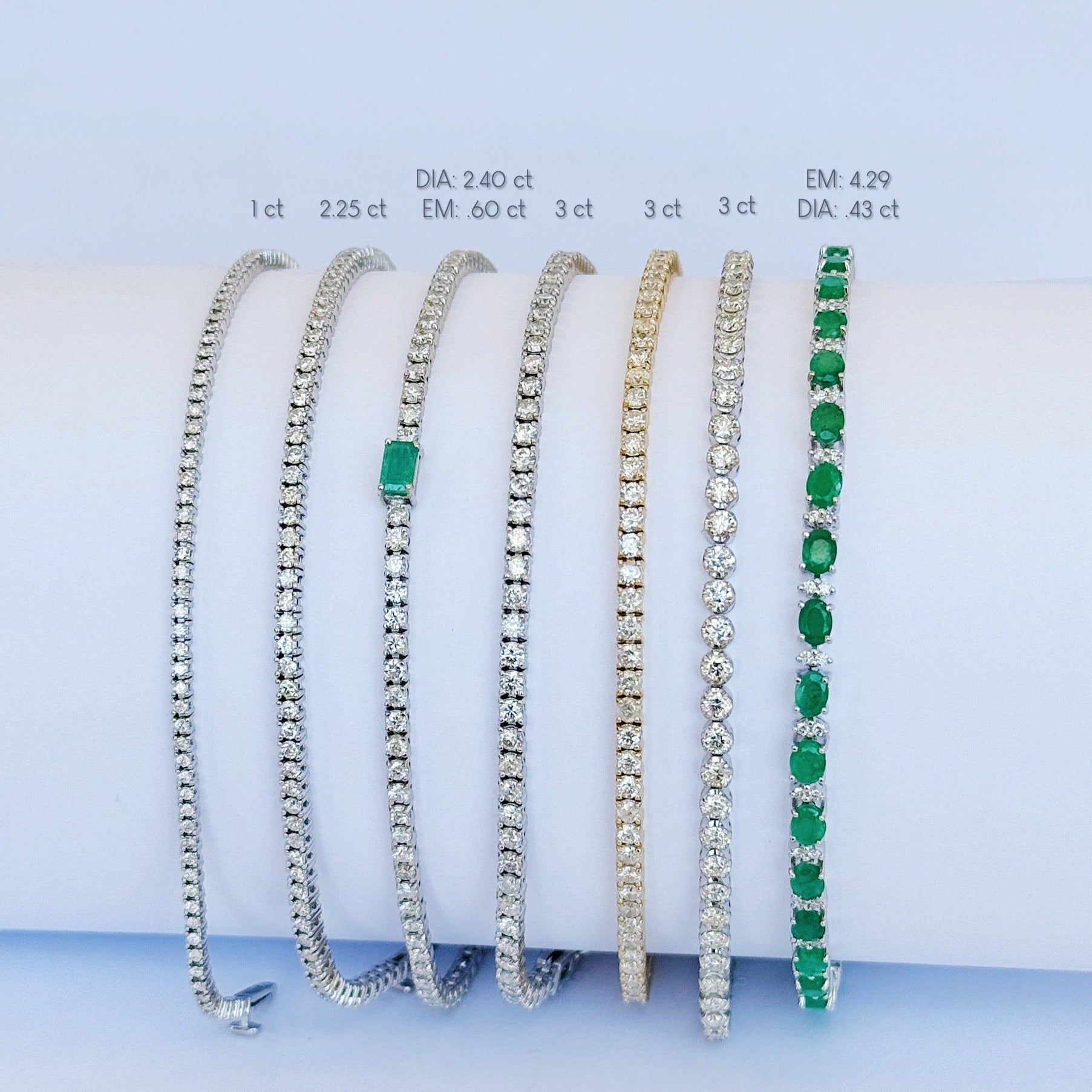 Julie Diamond Buttercup Tennis Bracelet 3.0 ct