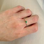 Alyssa Emerald Diamond Ring
