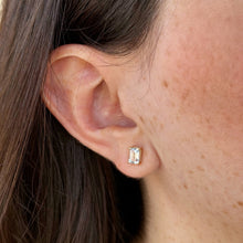 Load image into Gallery viewer, Marissa Aquamarine Studs
