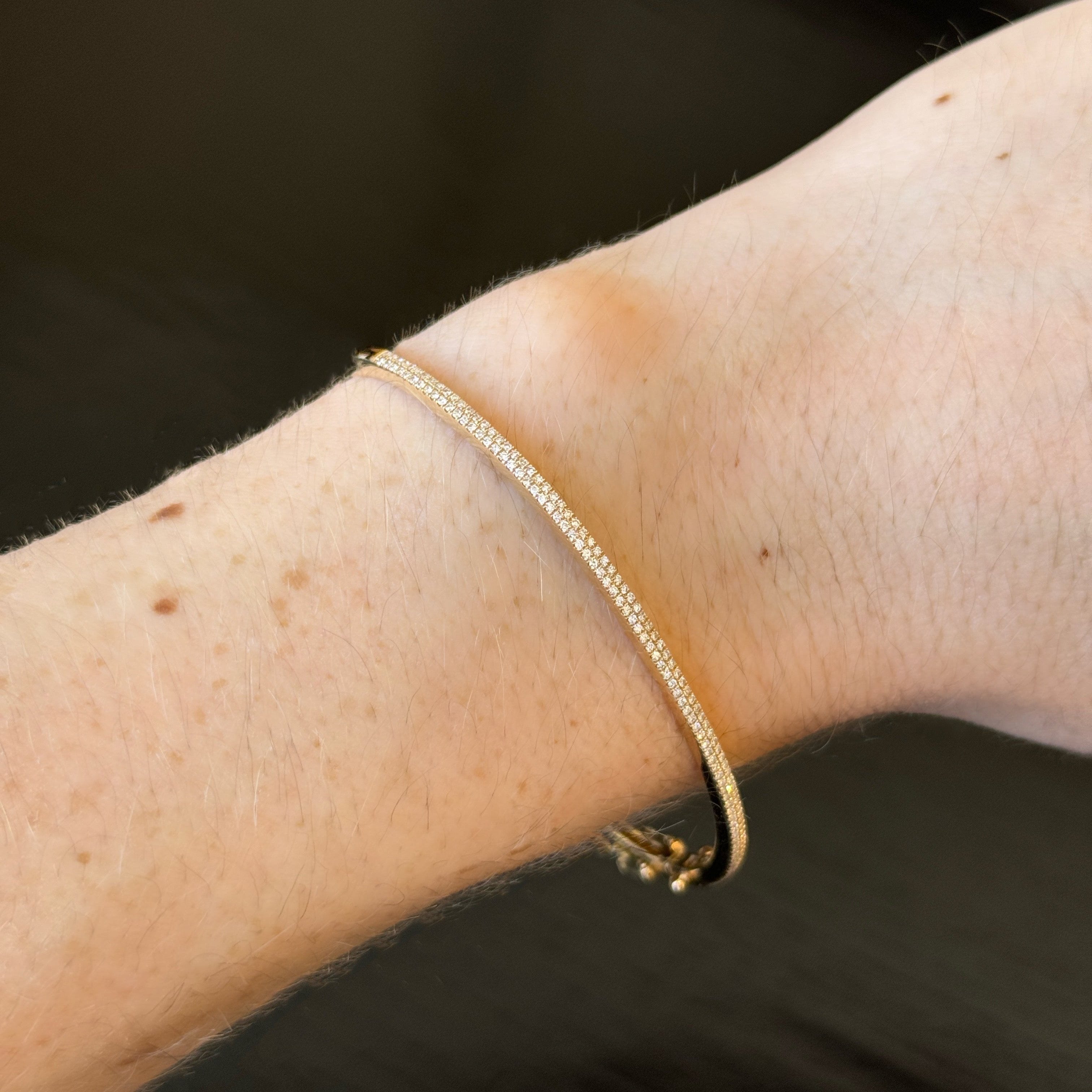 Lucille Pavé Diamond Bangle