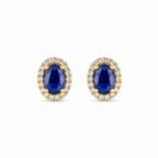 Alanna Sapphire Diamond Studs