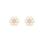 Adriana White Flower Baby Earrings