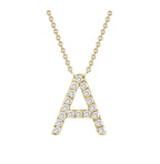 Alphabet Diamond Necklace
