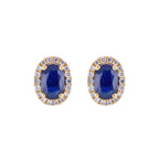 Alanna Sapphire Diamond Studs
