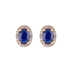 Alanna Sapphire Diamond Studs
