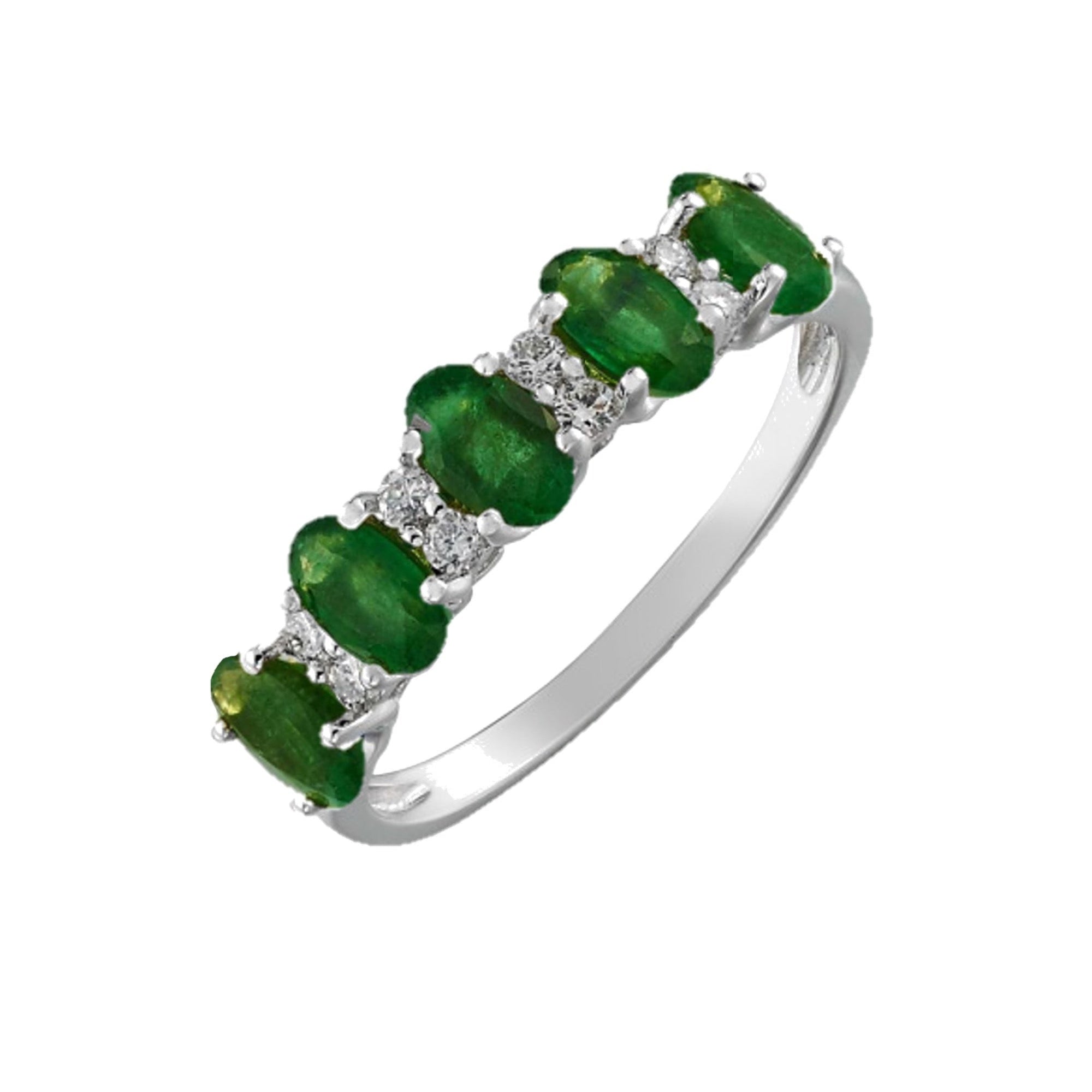 Alba Emerald Diamond Ring