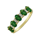 Alba Emerald Diamond Ring