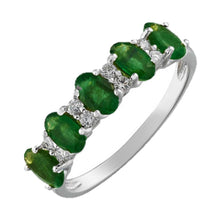 Load image into Gallery viewer, Alba Emerald Diamond Ring
