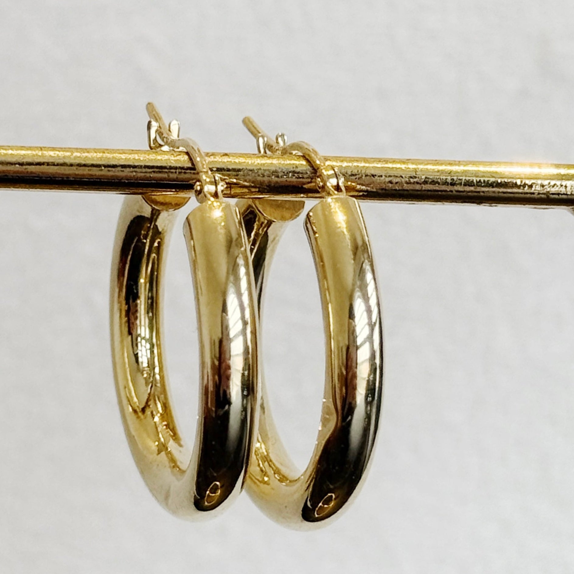 Alison Gold Hoops