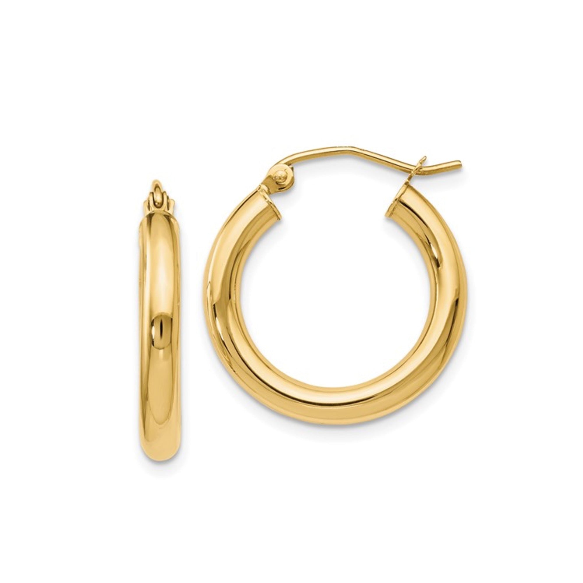 Alison Gold Hoops
