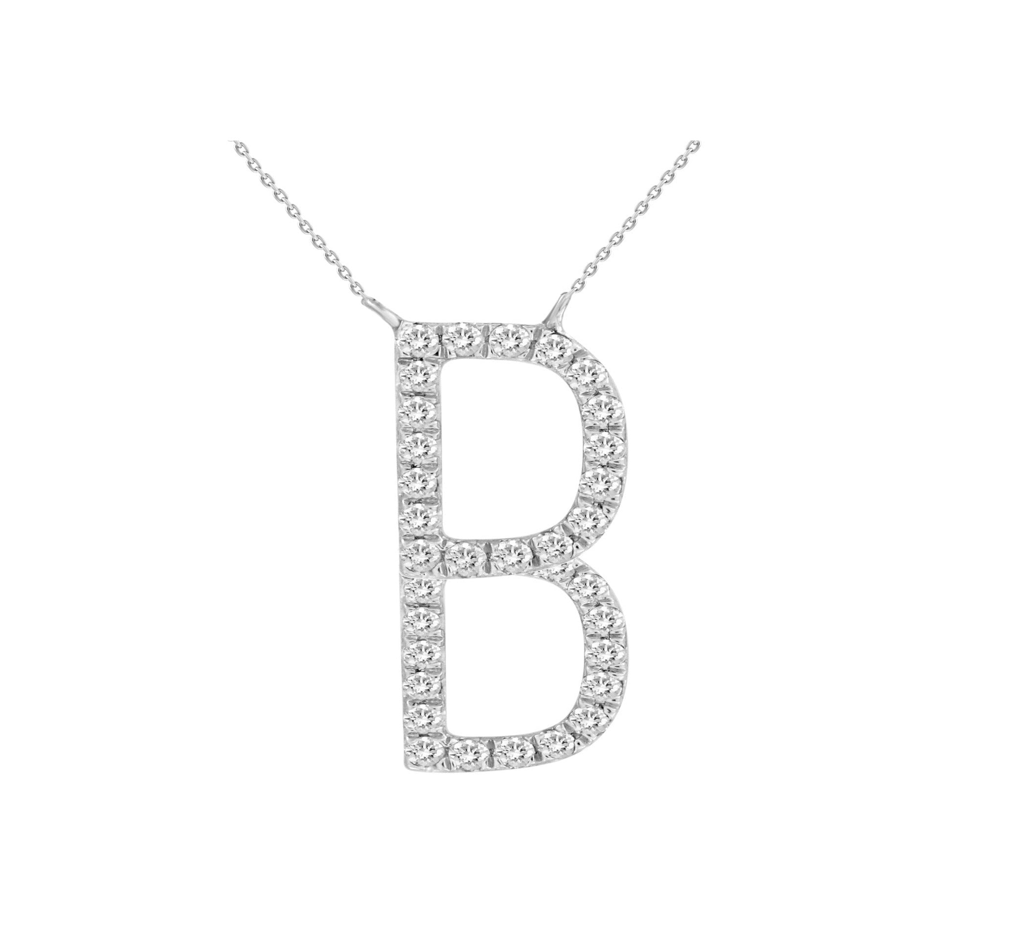 Alphabet Diamond Necklace