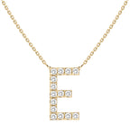Alphabet Diamond Necklace