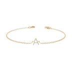 Alphabet Diamond Bracelet