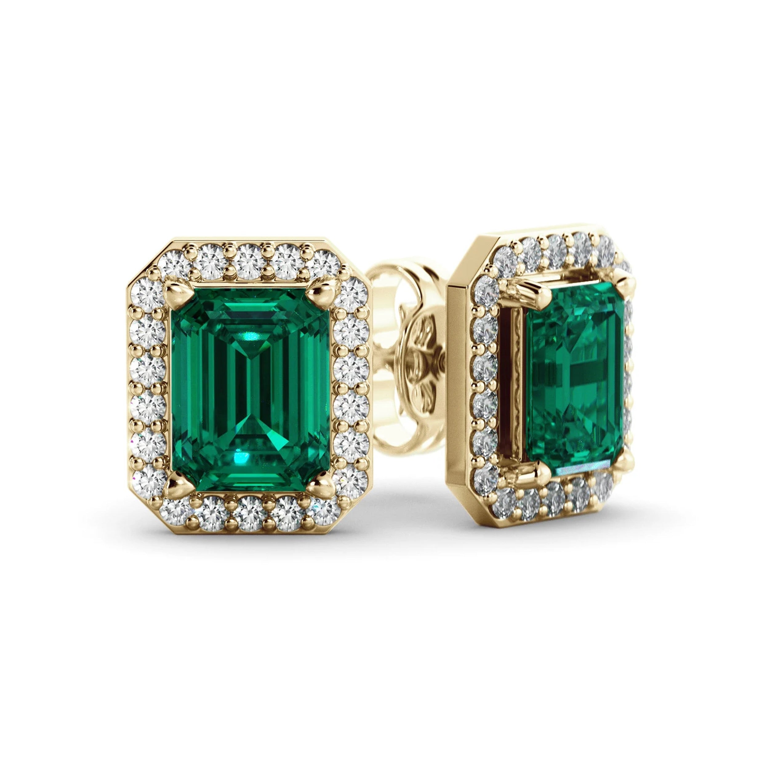 Amaya Emerald Studs