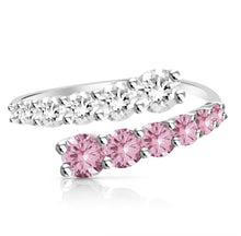 Load image into Gallery viewer, Anabelle Pink Sapphire Diamond Ring
