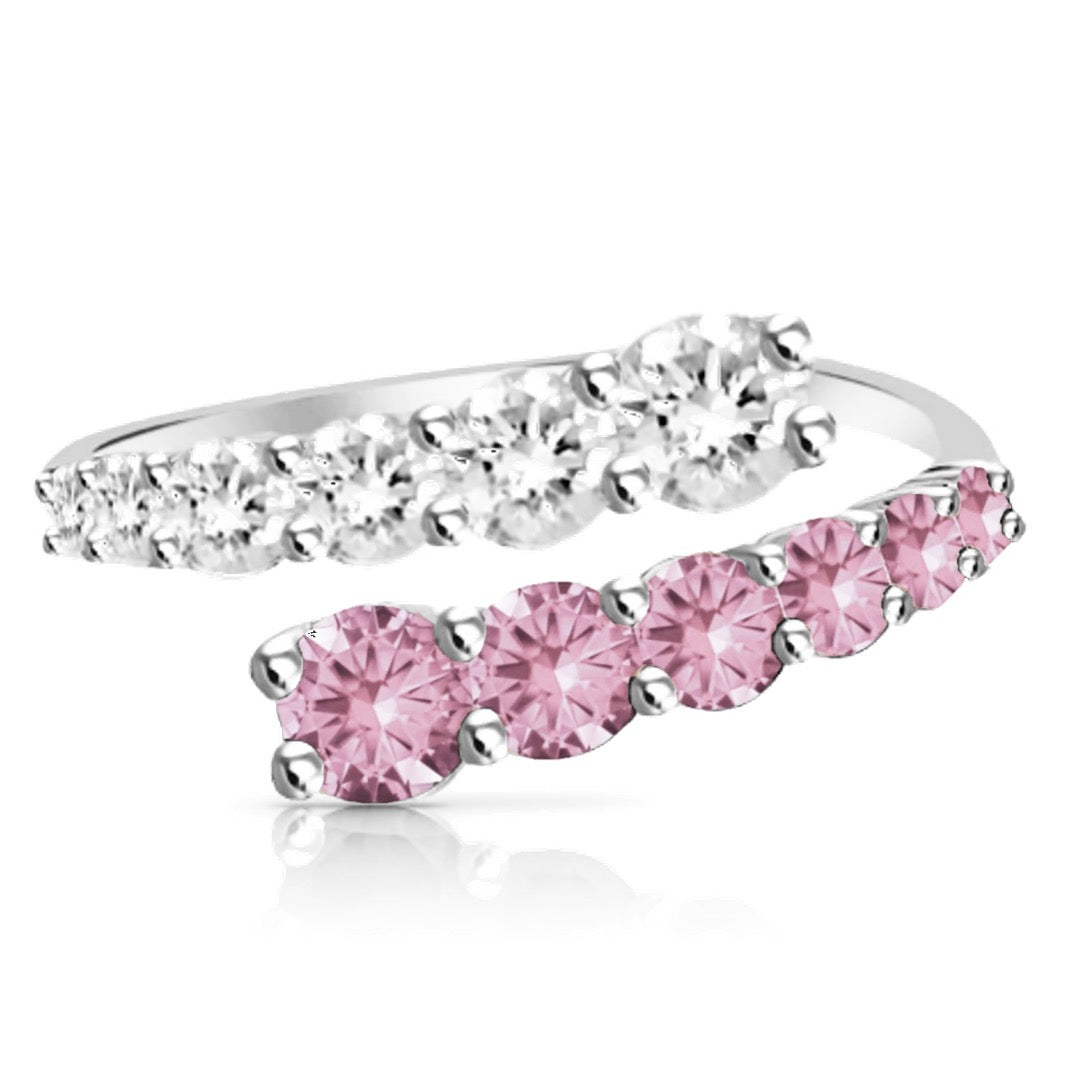 Anabelle Pink Sapphire Diamond Ring