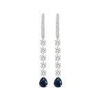 Anastasia Sapphire Diamond Earrings