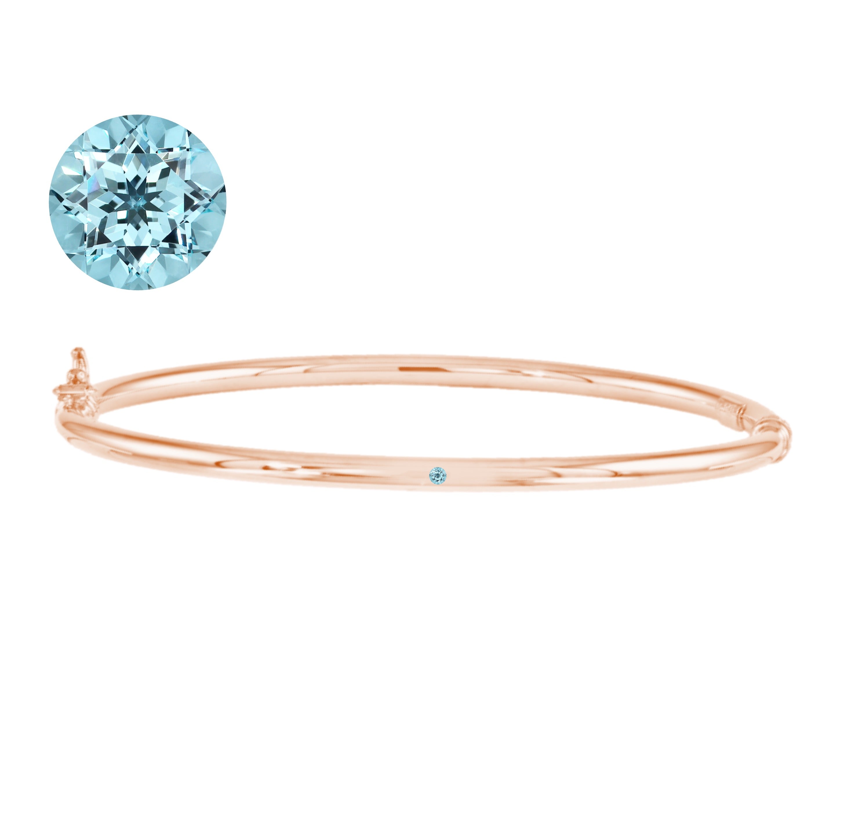 Lulu Birthstone Gold Bangle