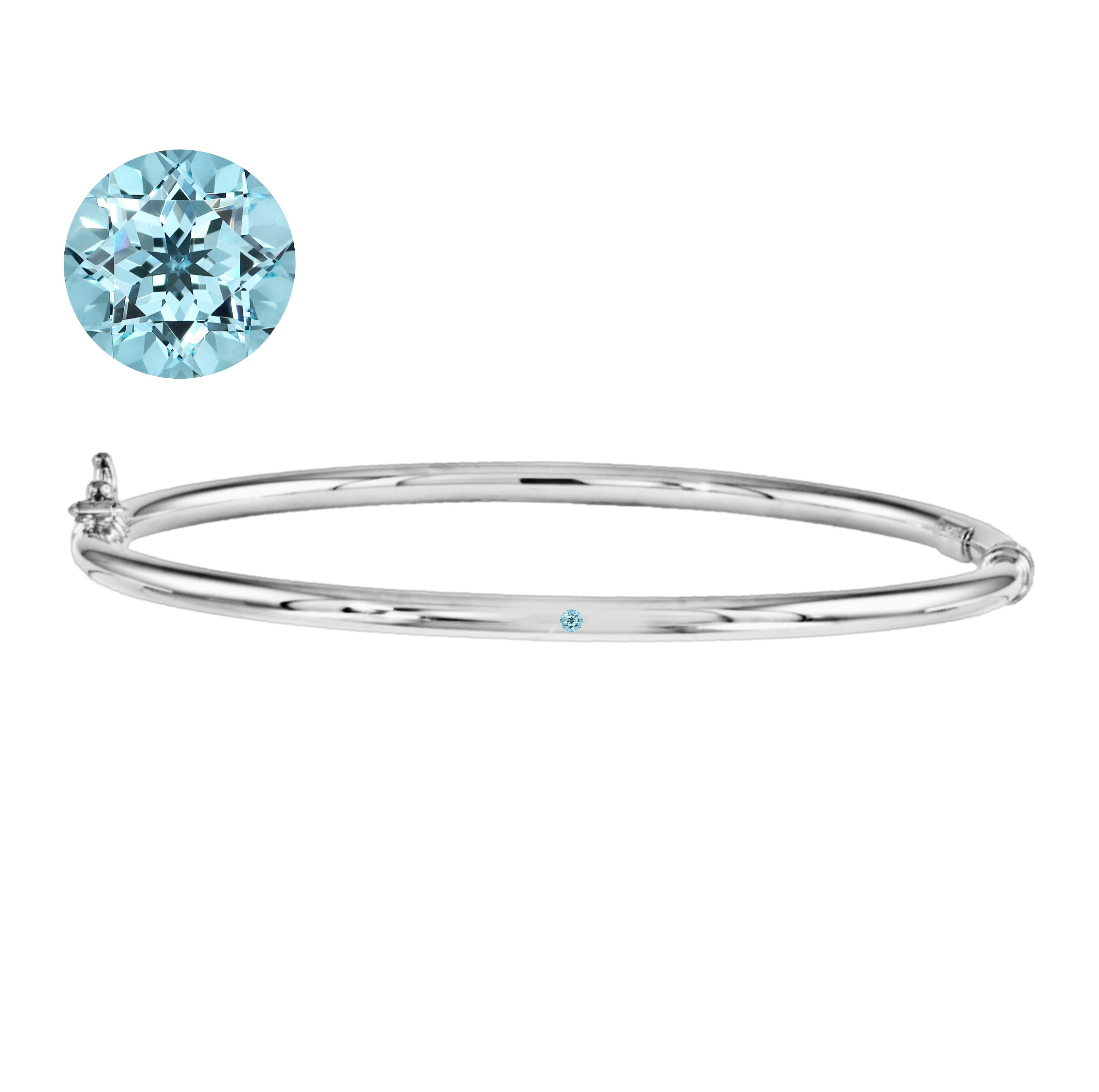 Lulu Birthstone Gold Bangle