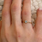 Arlet Bezel Aquamarine Ring