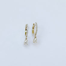 Load image into Gallery viewer, Mariella Pear Diamond Earrings
