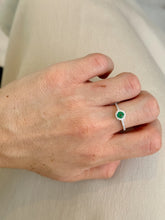 Load image into Gallery viewer, Gretta Emerald Diamond Ring
