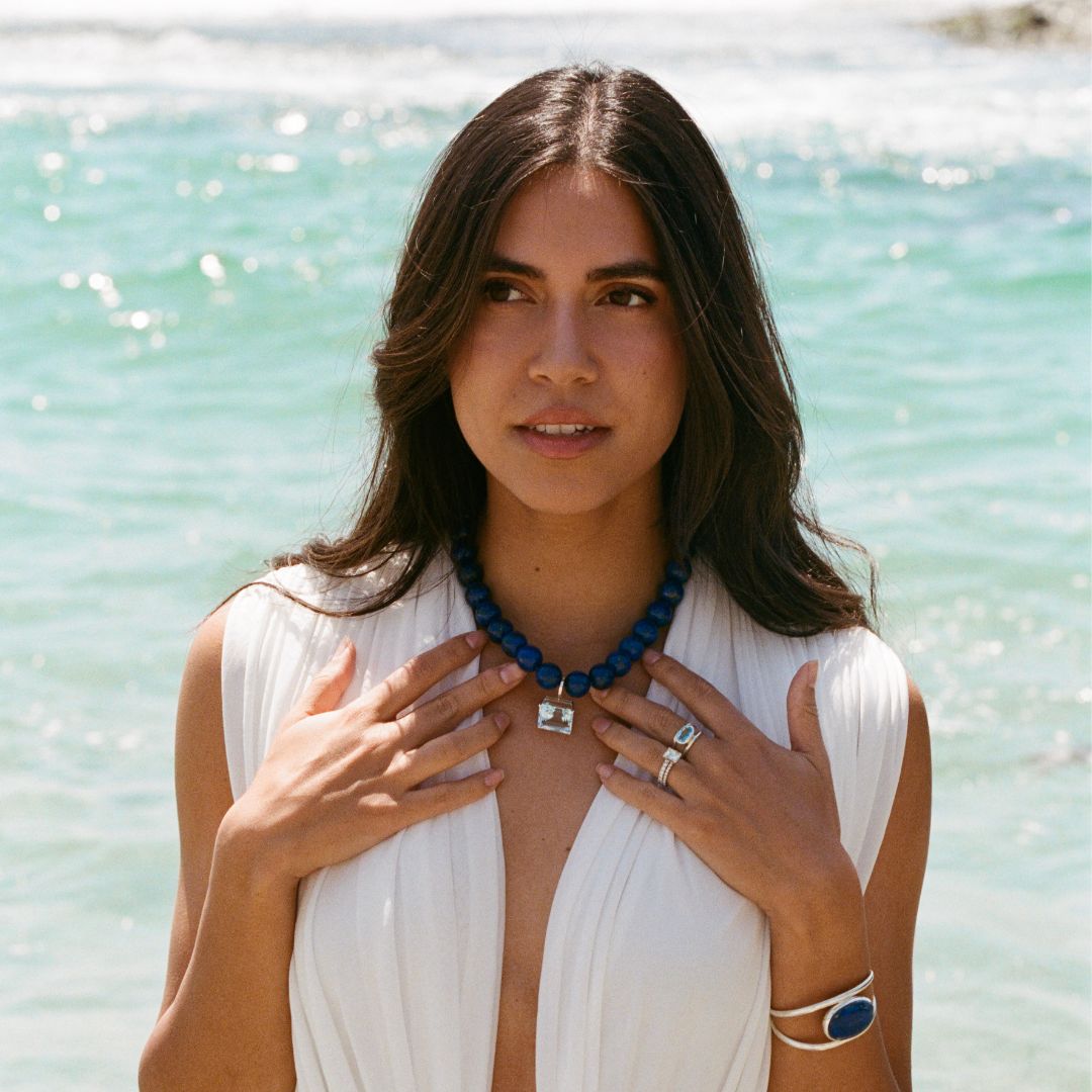 Bleu Lazuli Necklace