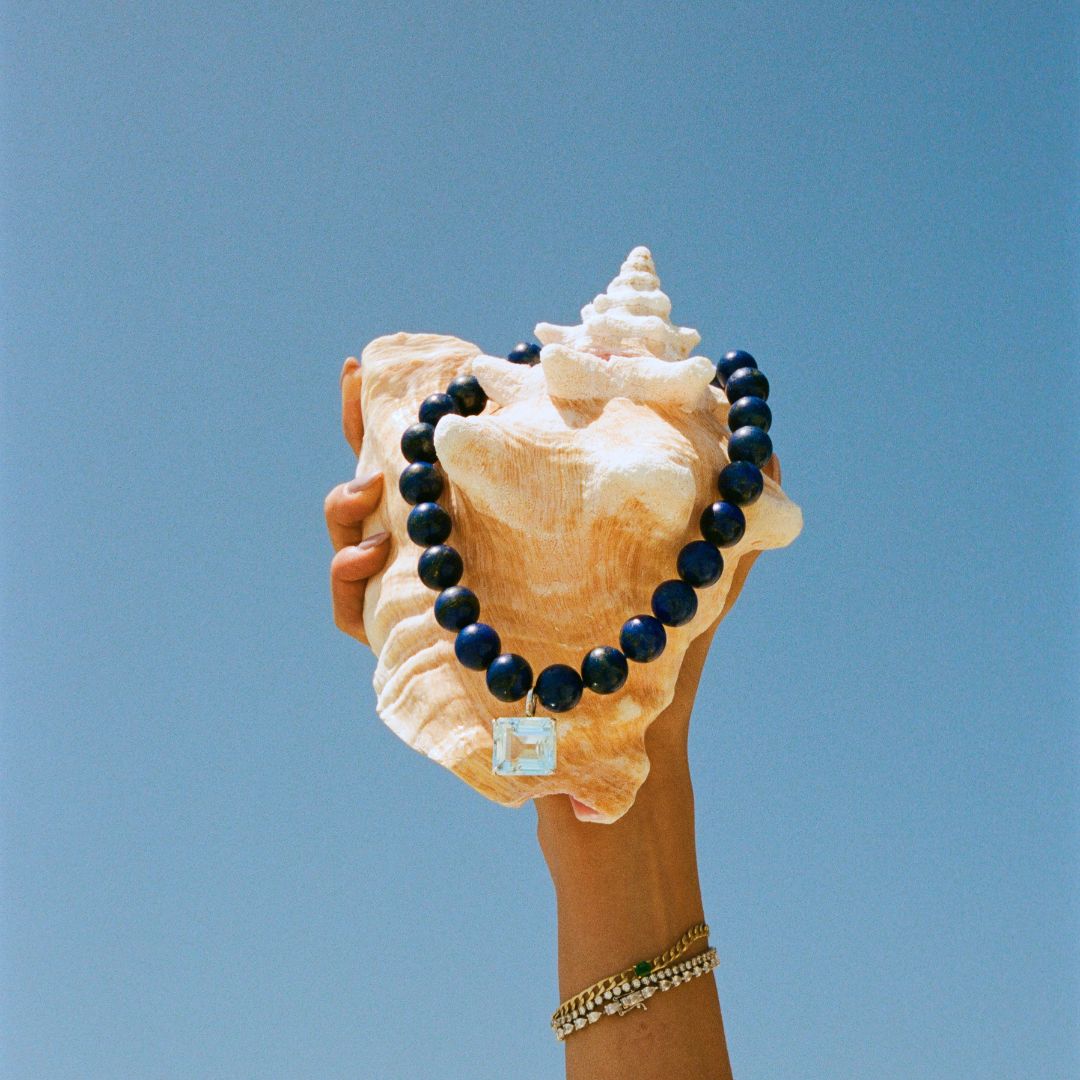 Bleu Lazuli Necklace