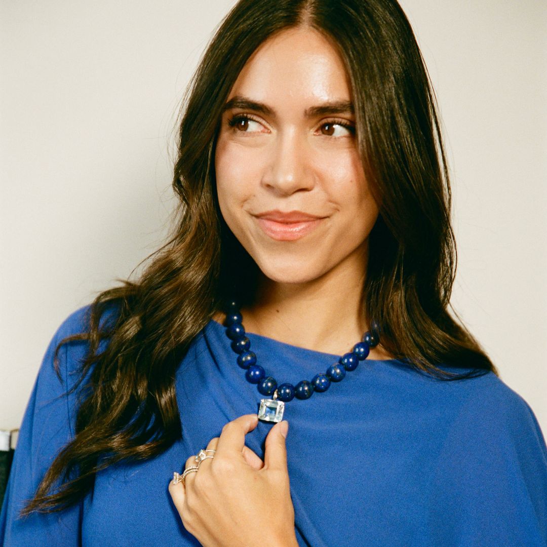 Bleu Lazuli Necklace