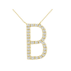 Alphabet Diamond Necklace