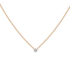 Belem Solitaire Diamond Necklace .07 ct.