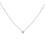 Belem Solitaire Diamond Necklace .07 ct.