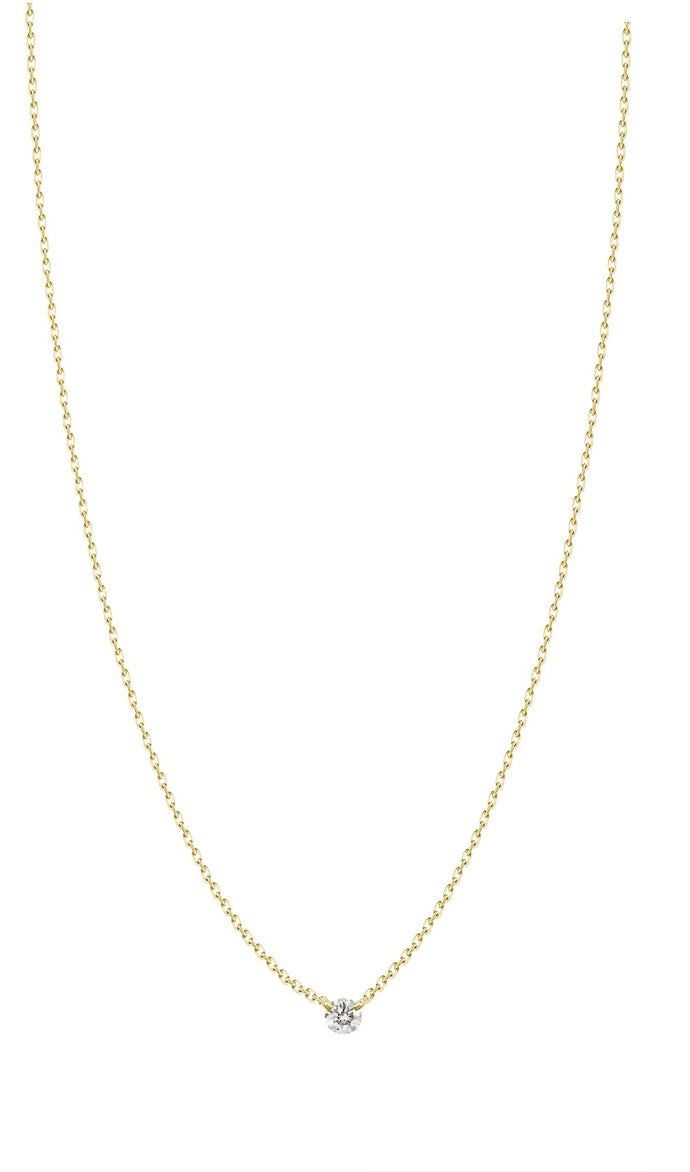 Belem Solitaire Diamond Necklace .07 ct.