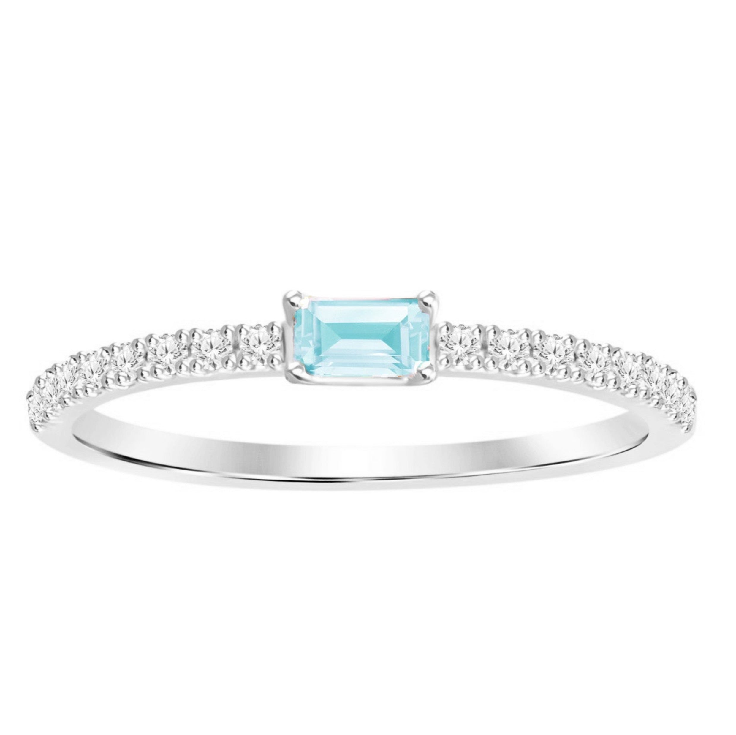 Beth Blue Topaz Ring