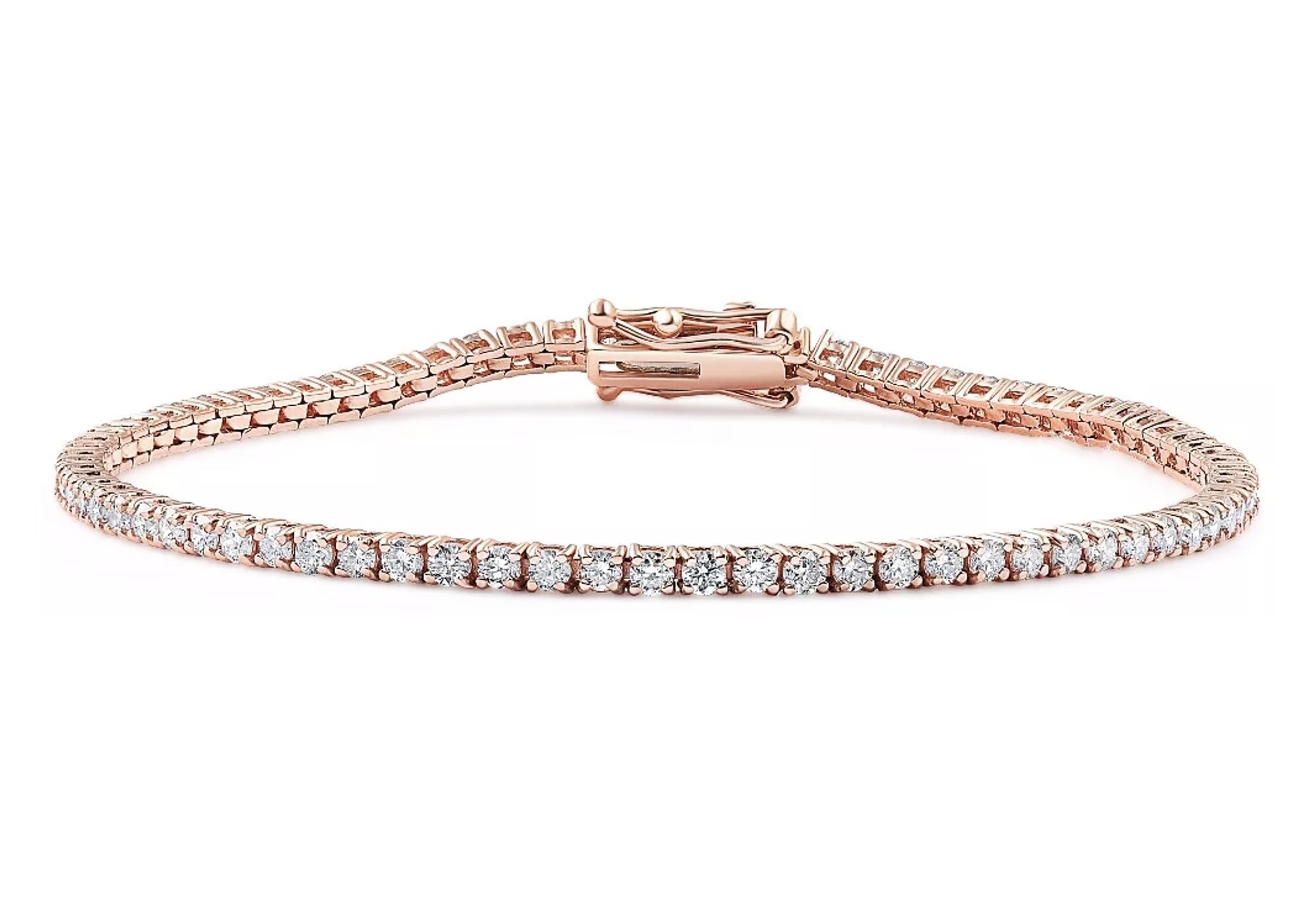 18K Bianca Diamond Tennis Bracelet 2.10 ct.