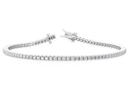 18K Bianca Diamond Tennis Bracelet 2.10 ct.