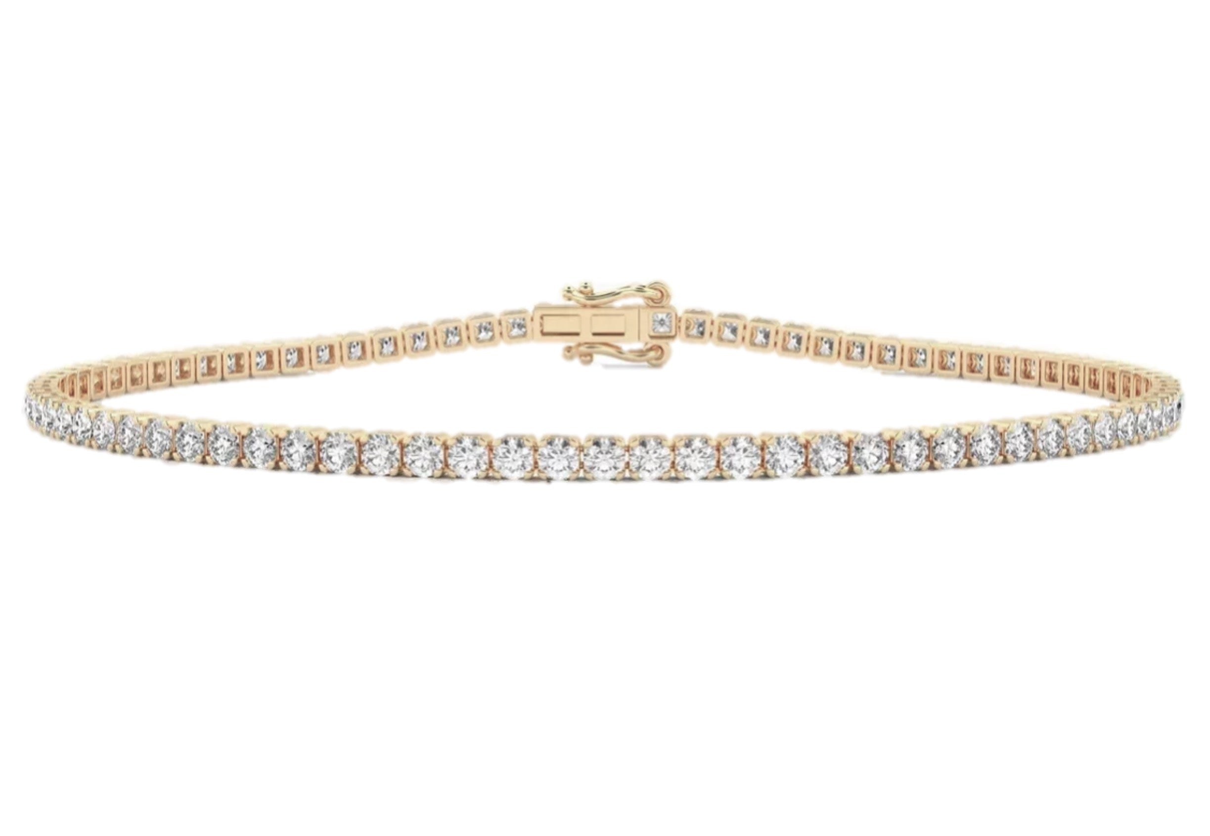 18K Bianca Diamond Tennis Bracelet 2.10 ct.