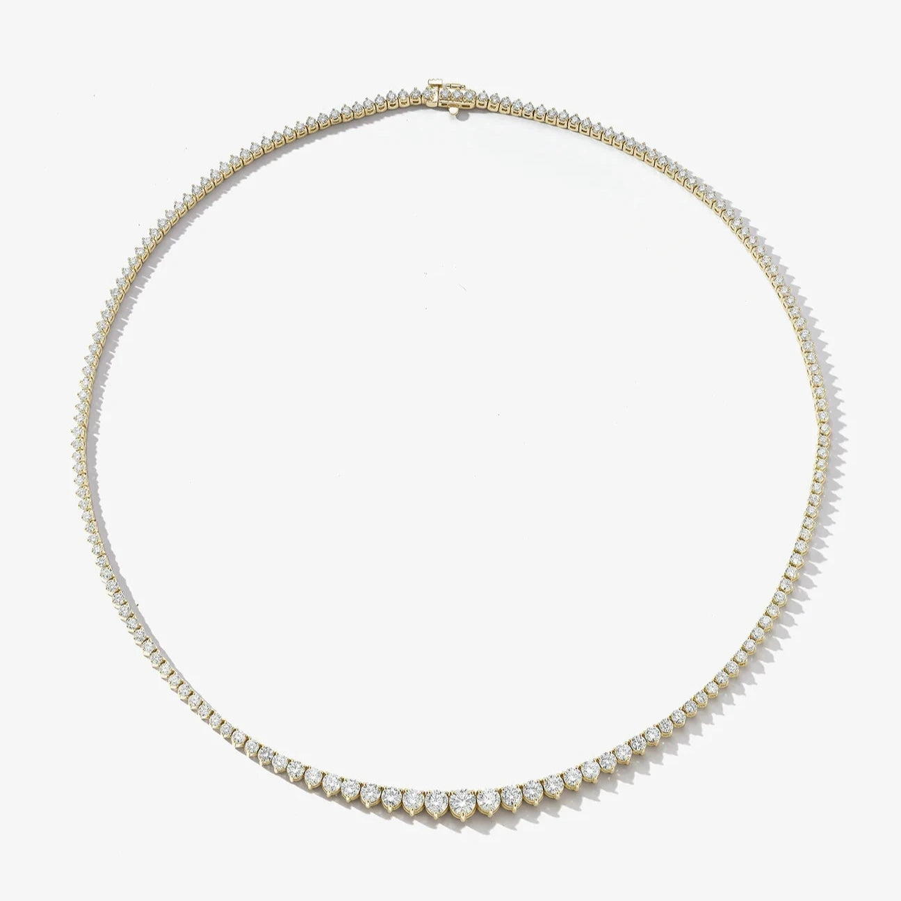 Bombshell Diamond Riviera Tennis Necklace 5.50 ct.