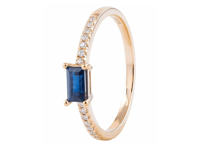 Brenda Sapphire Diamond Ring