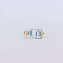 Load image into Gallery viewer, Marissa Aquamarine Studs
