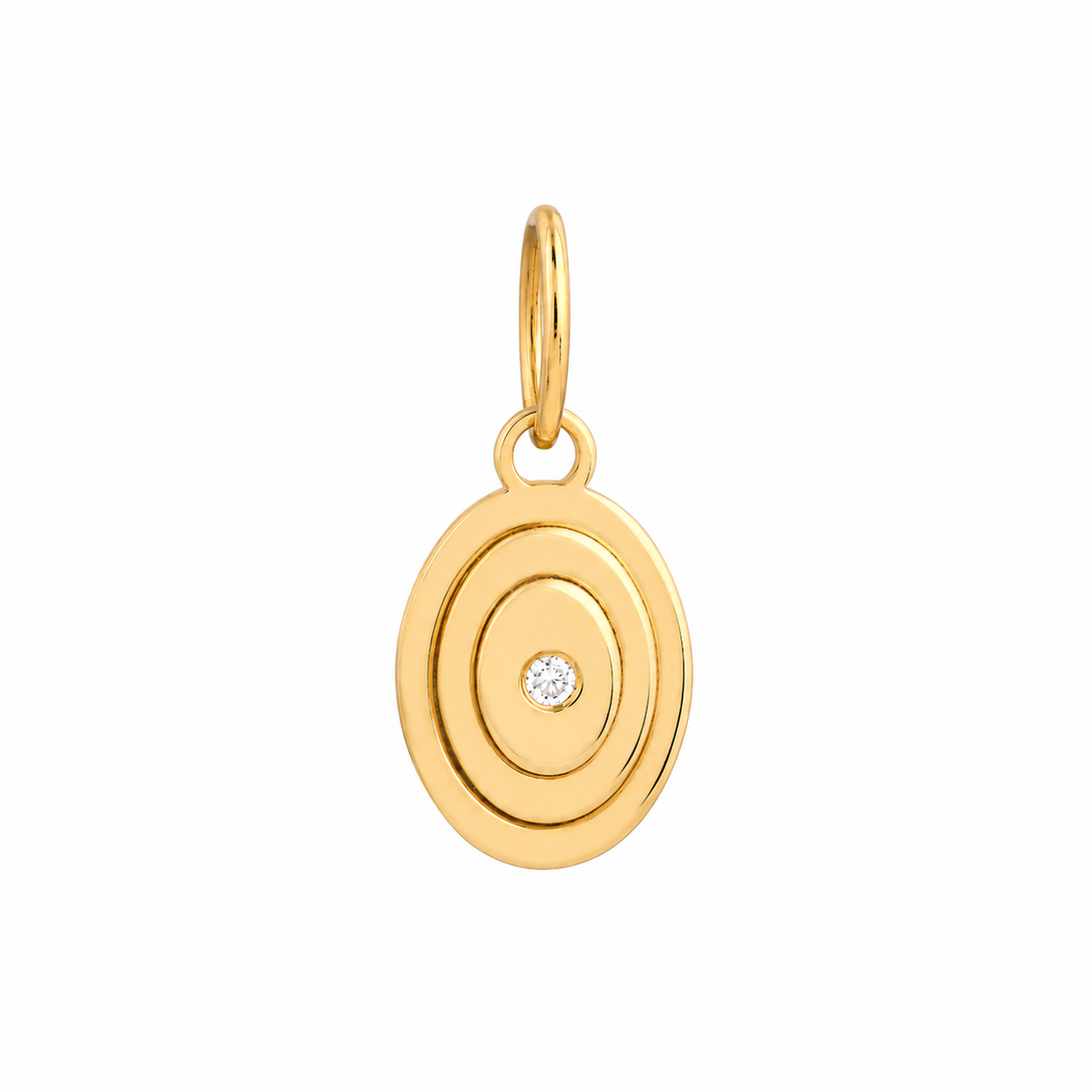 Copelia Diamond Oval Pendant