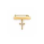 Baby Bar with CZ Cross