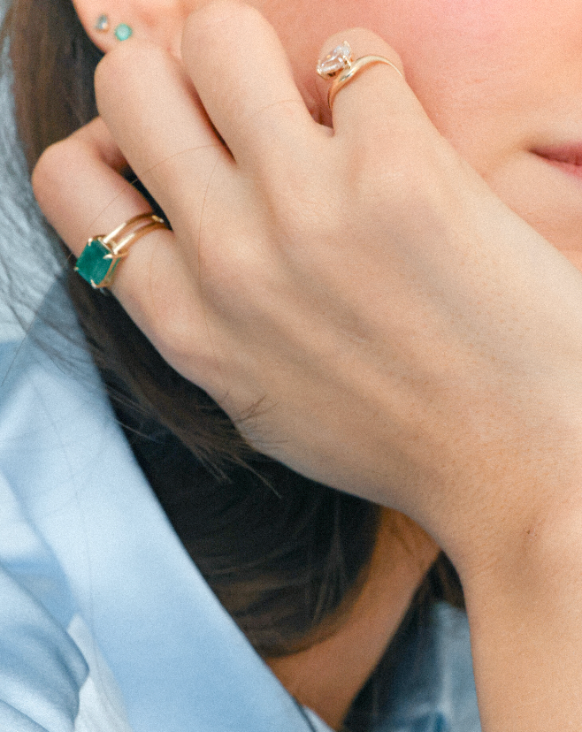 Oracle Emerald Ring – FAÏA Fine Jewelry