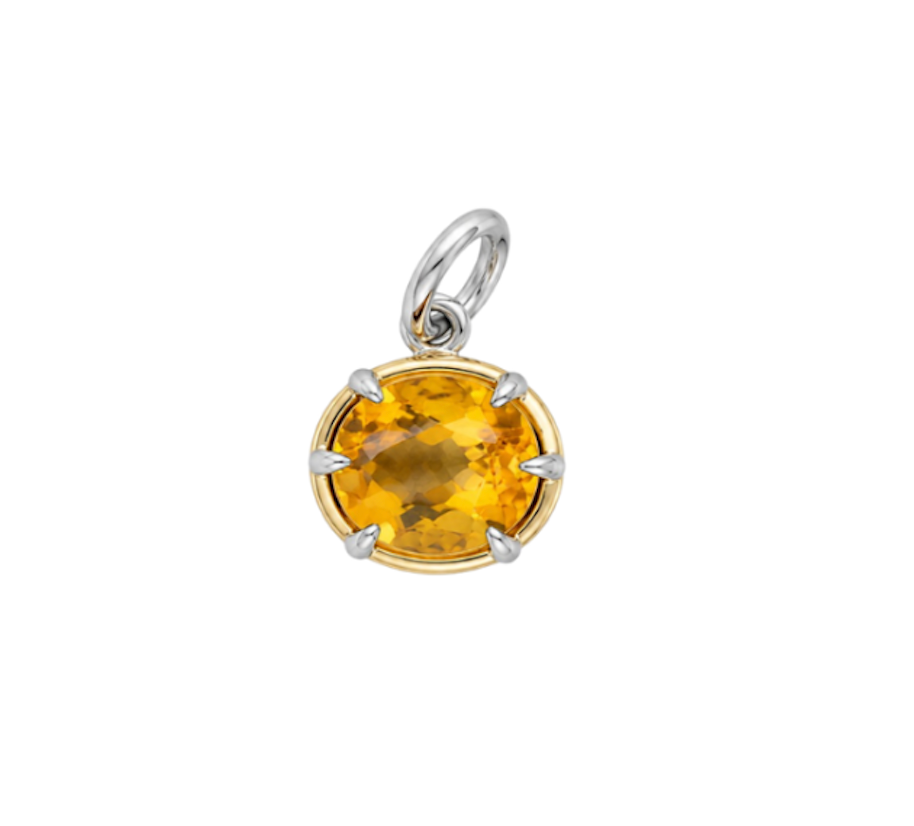 Oriane Citrine Charm