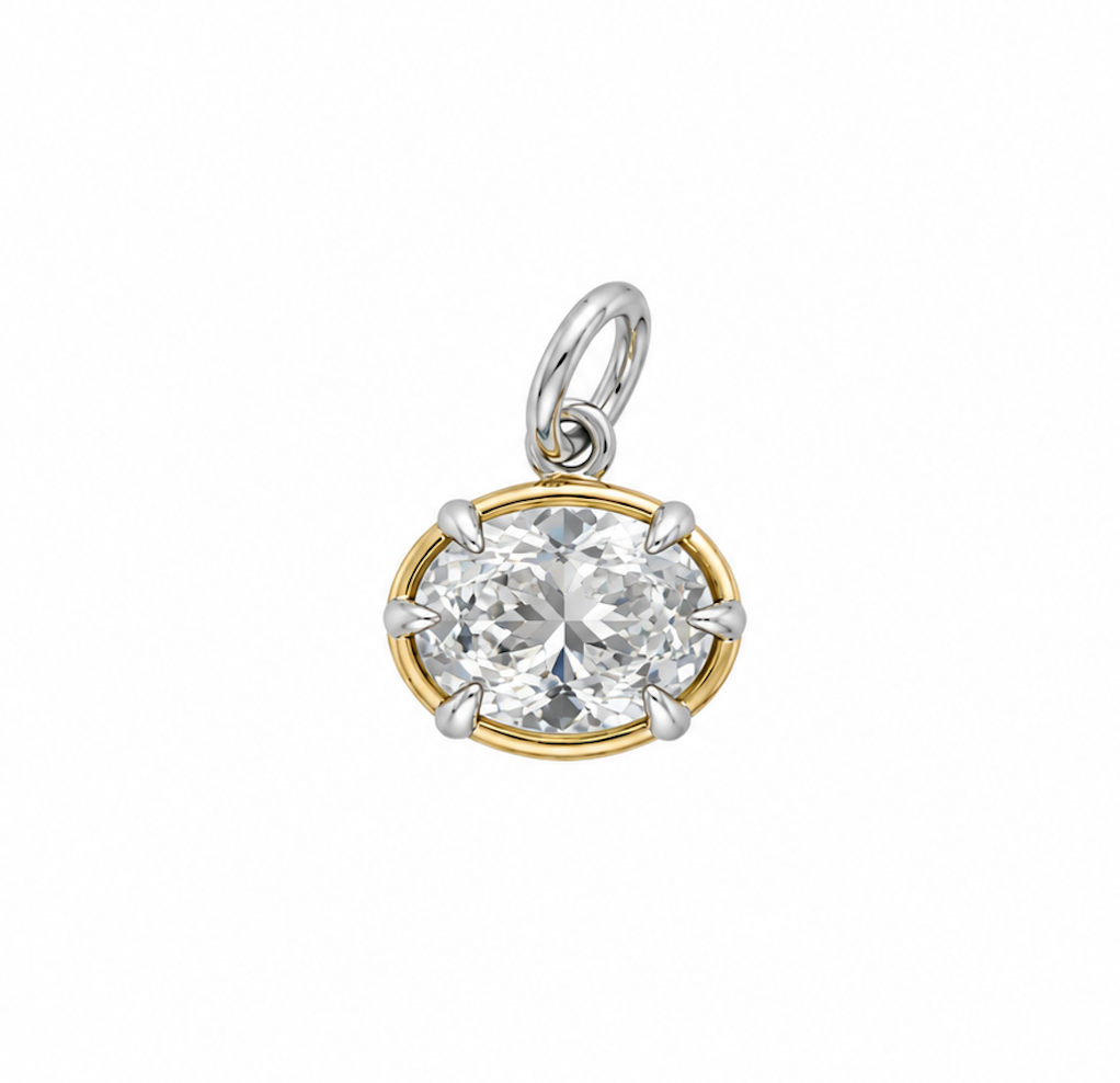 Dakota Lab Diamond Charm
