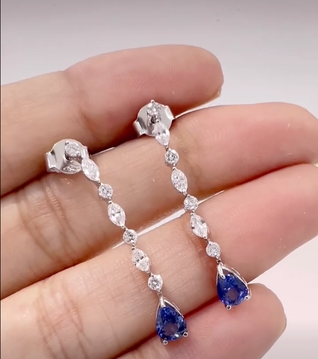 Schary Sapphire Earrings
