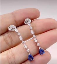 Load image into Gallery viewer, Schary Sapphire Earrings
