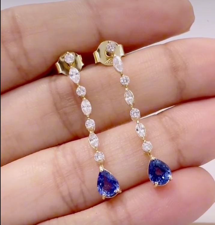 Schary Sapphire Earrings